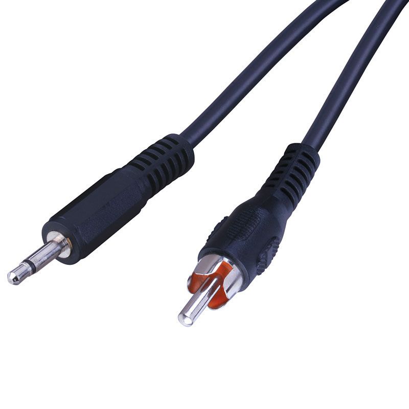 3.5 mm Mono Plug to RCA Male Plug