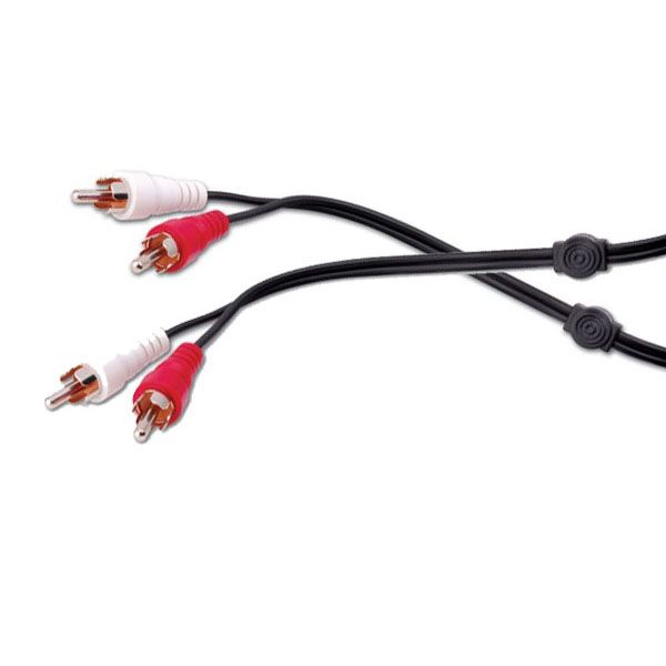 RCA Patch Cable- Nickel Plated- Length: 6 ft.
