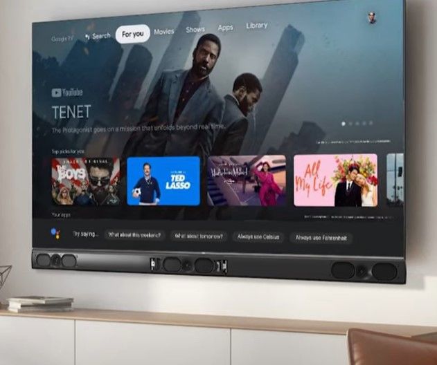 Custom Length LCR Soundbar, 4.5in Woofers, for 71in-100in TV