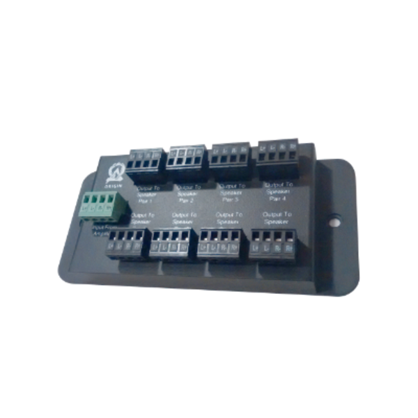 Volume Control Distribution Hub, 8pr Spkr to 1 Amp (Pheonix)