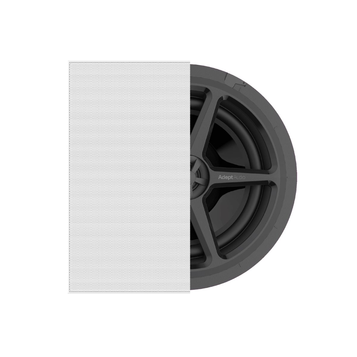 Square Grille for Adept In-Ceiling Speakers, White