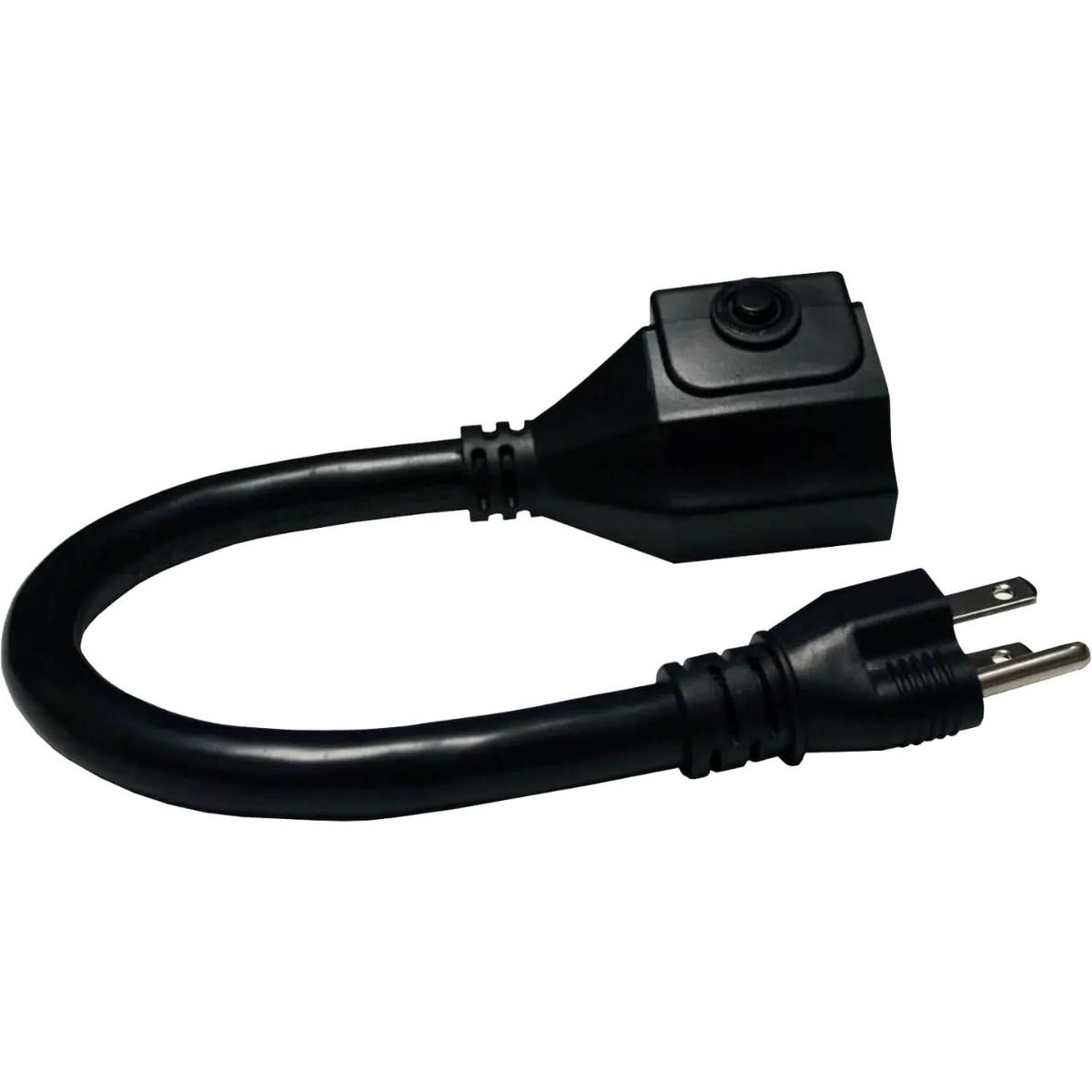 NEMA 5-20R To 5-15P Adapter Cord,  15A Plug, 12A RMS Breaker