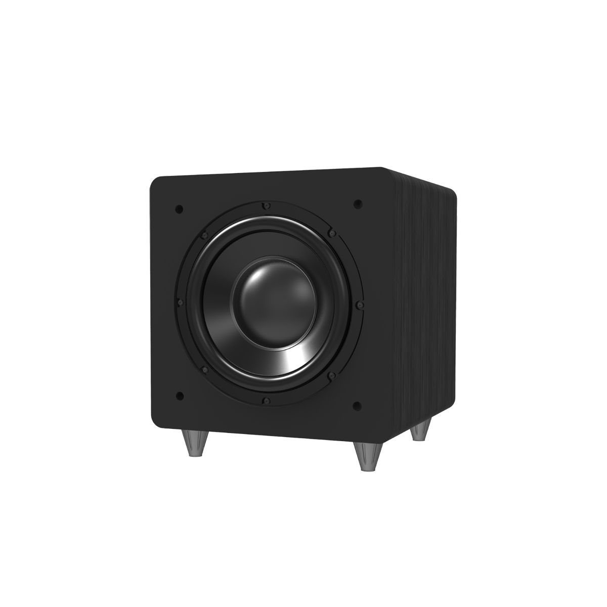 Dual-Drive 8in Subwoofer w-Active & Passive Drivers, 180w