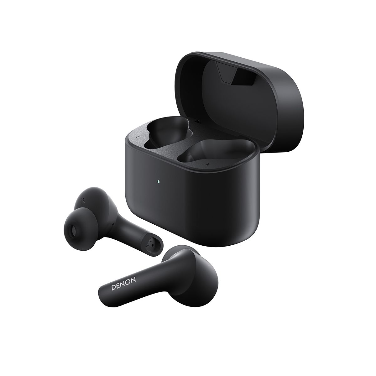 Wireless Earbuds with Denon Sound Master tuning Black