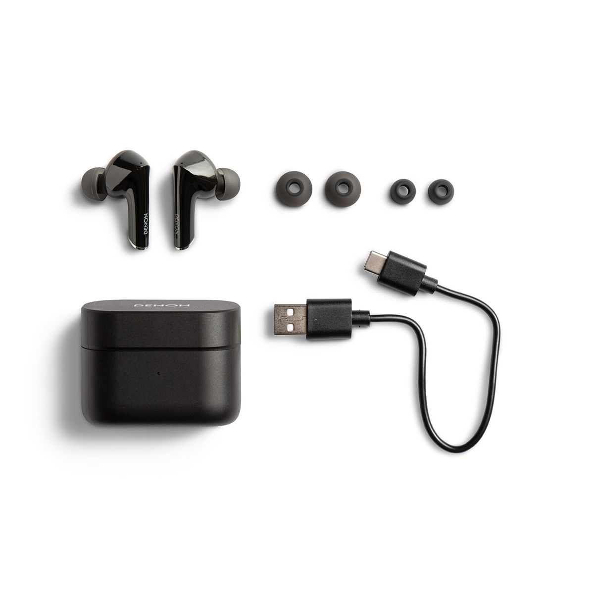 Wireless Earbuds with active noise cancelling, Black