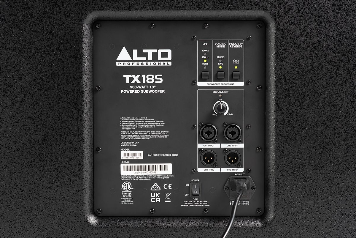 900w 18-Inch DSP-Enhanced Powered Subwoofer