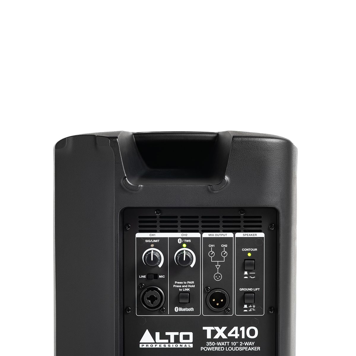 350w 10-Inch Powered Loudspeaker with Bluetooth