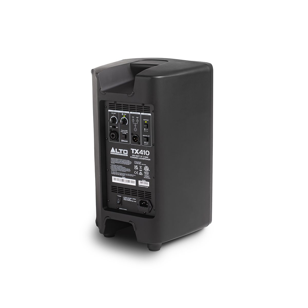 350w 10-Inch Powered Loudspeaker with Bluetooth