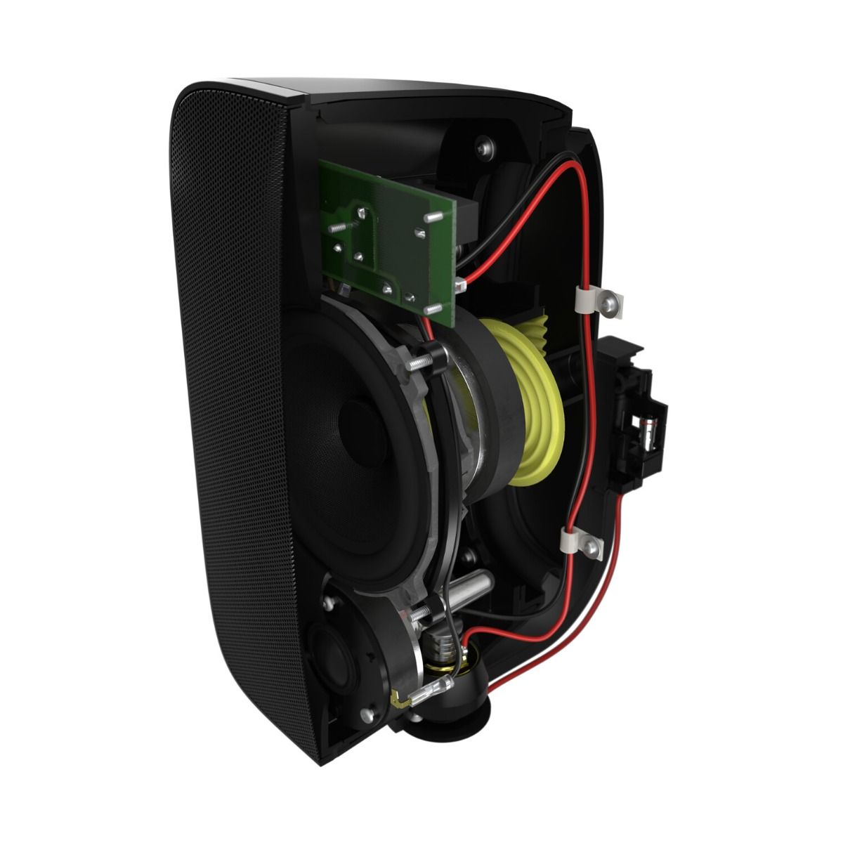 5in Outdoor Spkr w-Bass Radiator, Black, ea (buy in pair)
