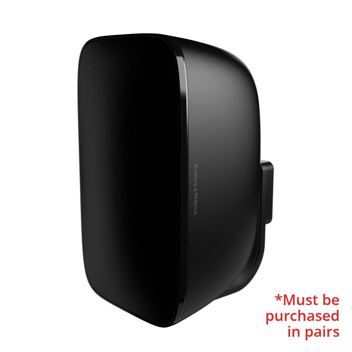 5in Outdoor Spkr w-Bass Radiator, Black, ea (buy in pair)