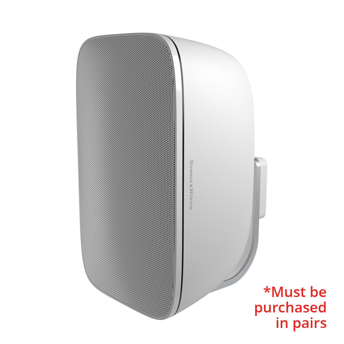 5in Outdoor Spkr w-Bass Radiator, White, ea (buy in pair)