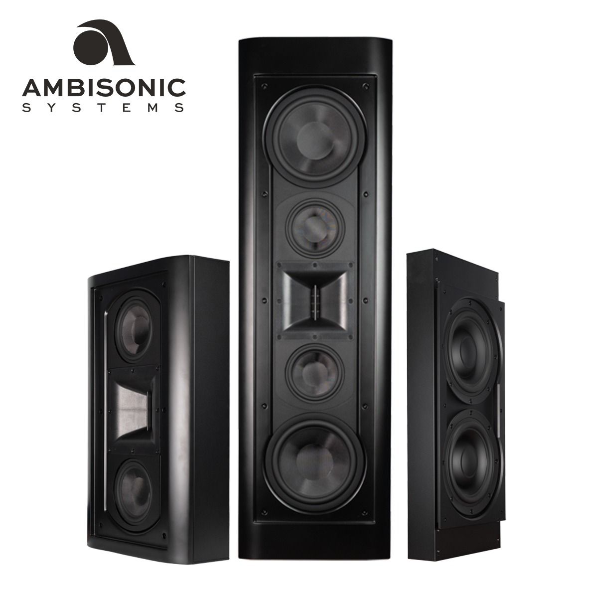 In-Wall LCR Front Ambisonic Marquee Theater Spkr -Full-Range