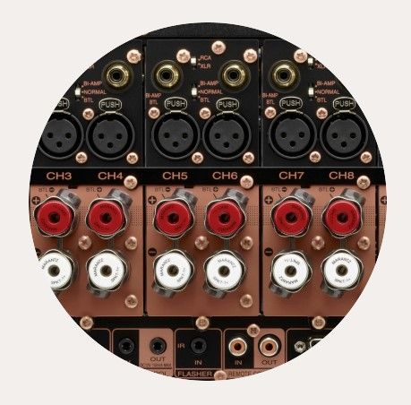 16ch - 200w-ch Reference Amplifier, Luxury design. HDAM