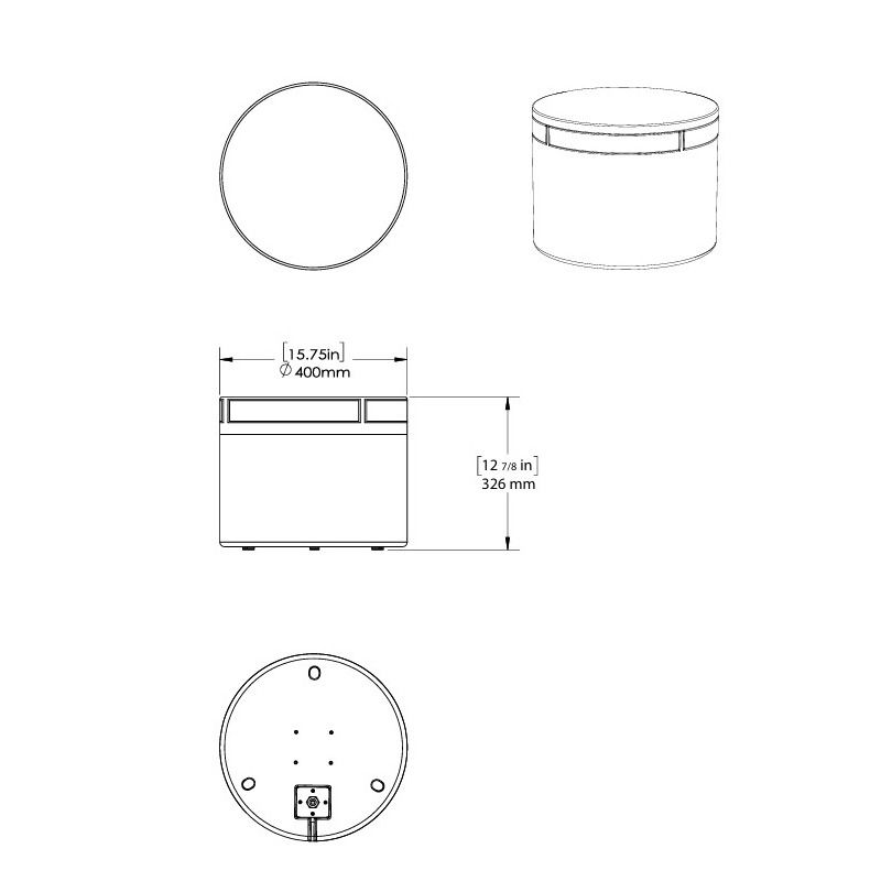 AS41 Hi-Fi Landscape Kit - 4x 4in Satellites, 10in Subwoofer