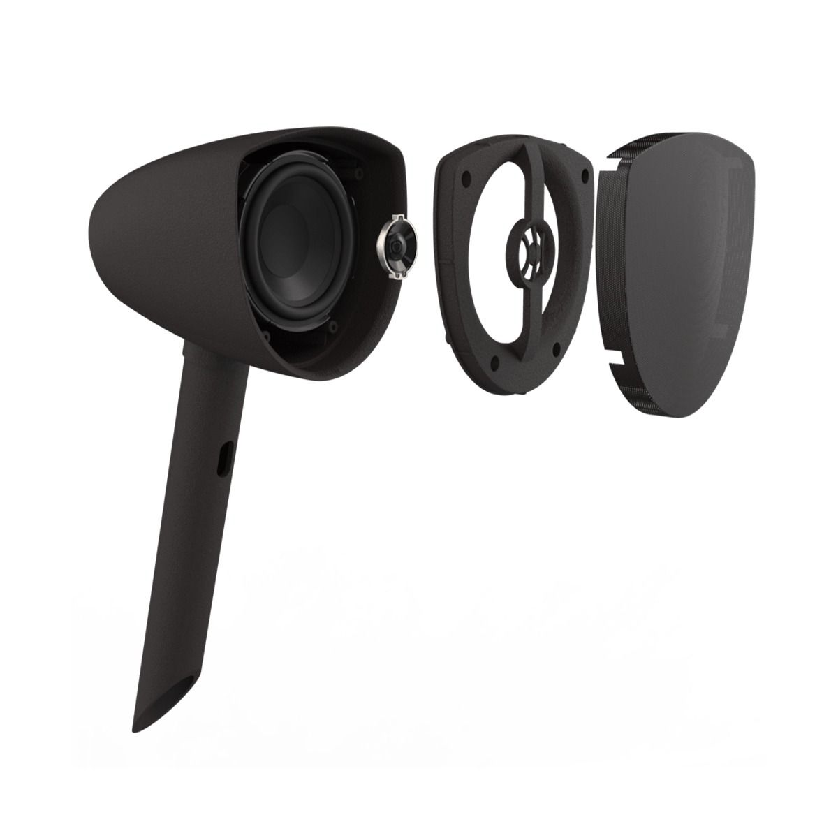 AS41 2x  4.5in 2-Way Satellite Speaker Only w- Ground Spike