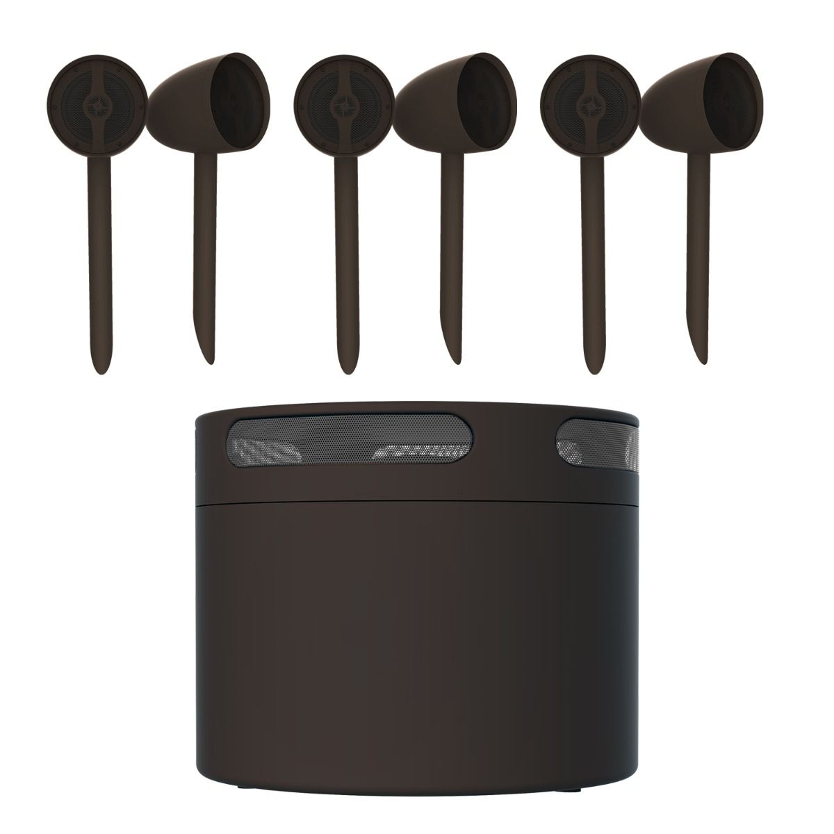 Acoustic Landscape Kit 6x5.25in Satellites /spikes, 10in sub