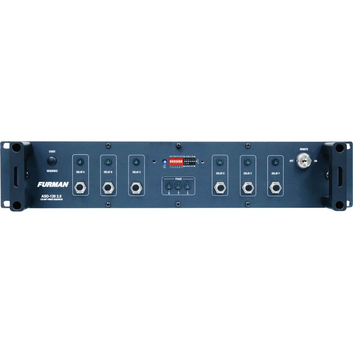 6 Ch Sequencing Power Distributor, 120A 2U (6) 20A 120V