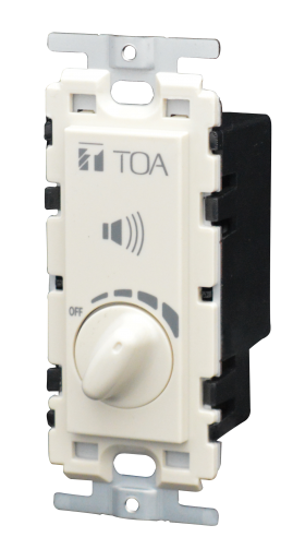 60W Flush-mounted wall attenuator volume control