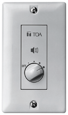 6W Flush-mounted wall attenuator volume control