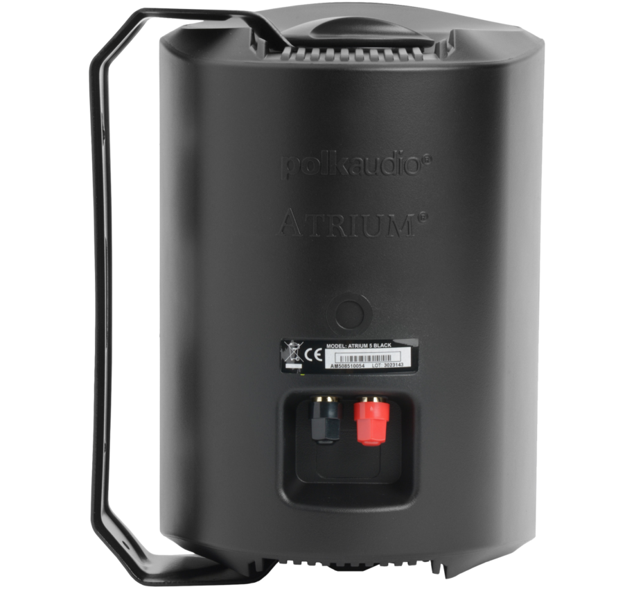 Atrium 5 in Outdoor Speakers Black PR