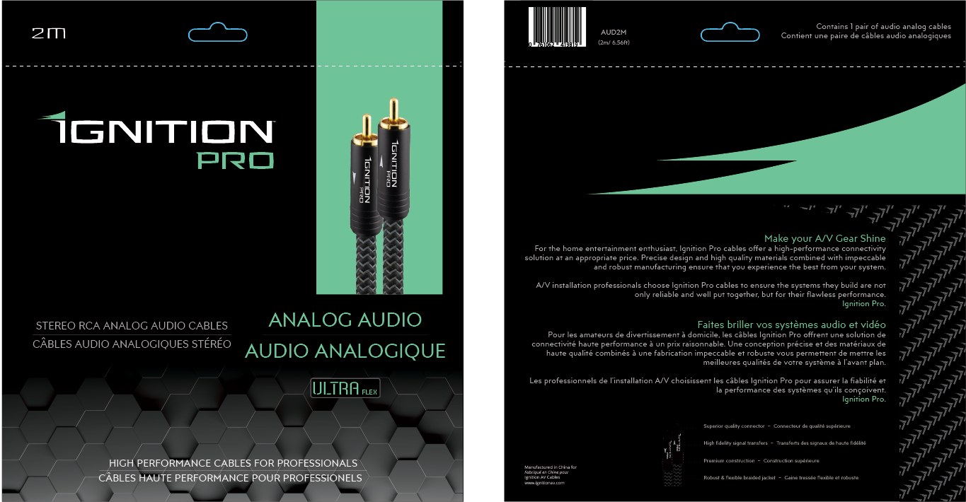 Ignition Audio Interconnect 2M