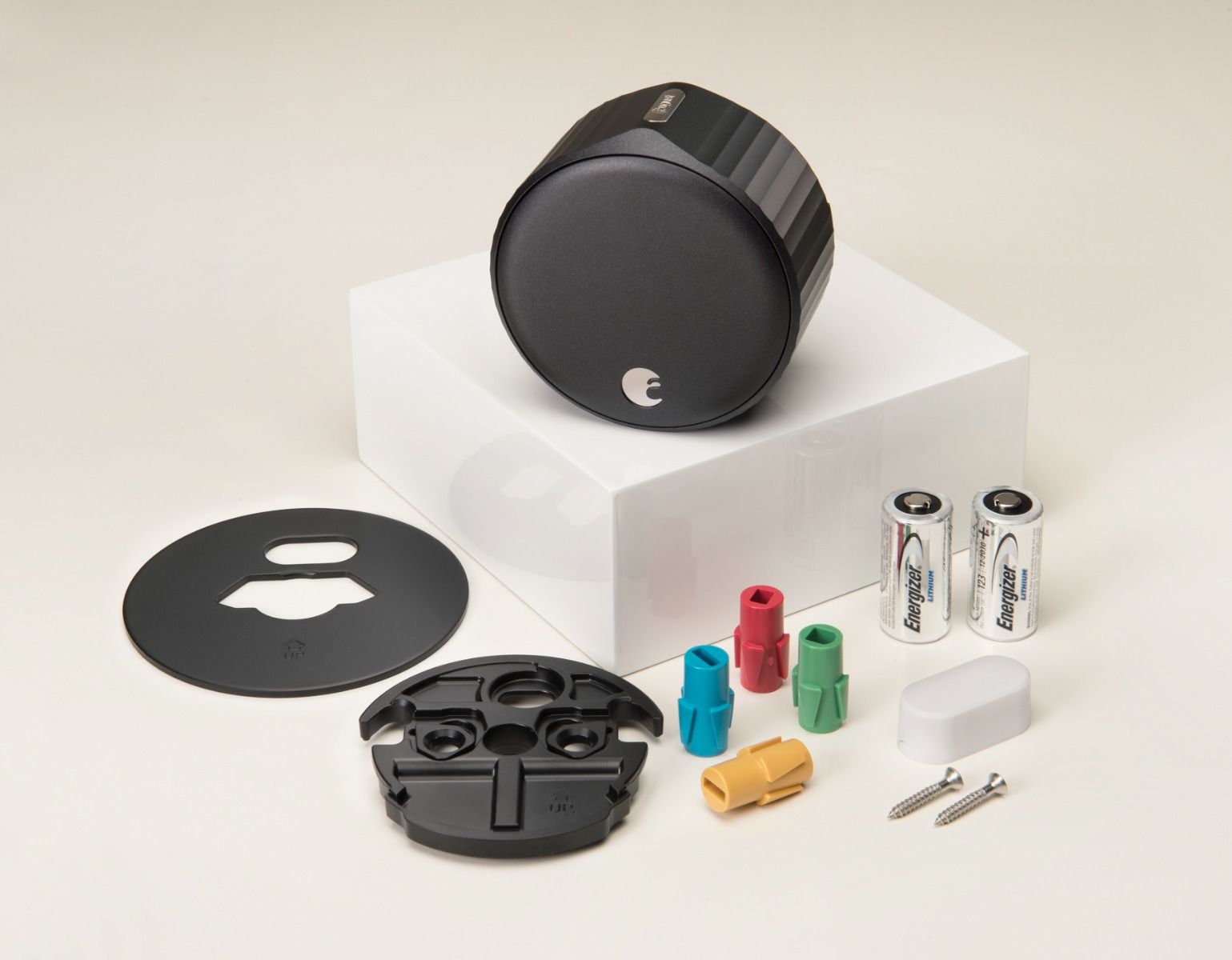 August Pro Smart Deadbolt w- Wi-Fi, Matte Black