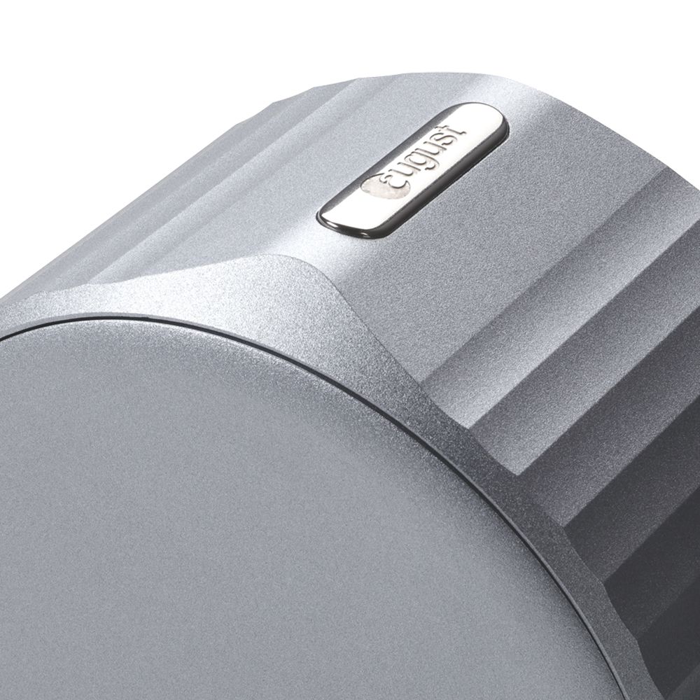 August Pro Smart Deadbolt w- Wi-Fi, Silver