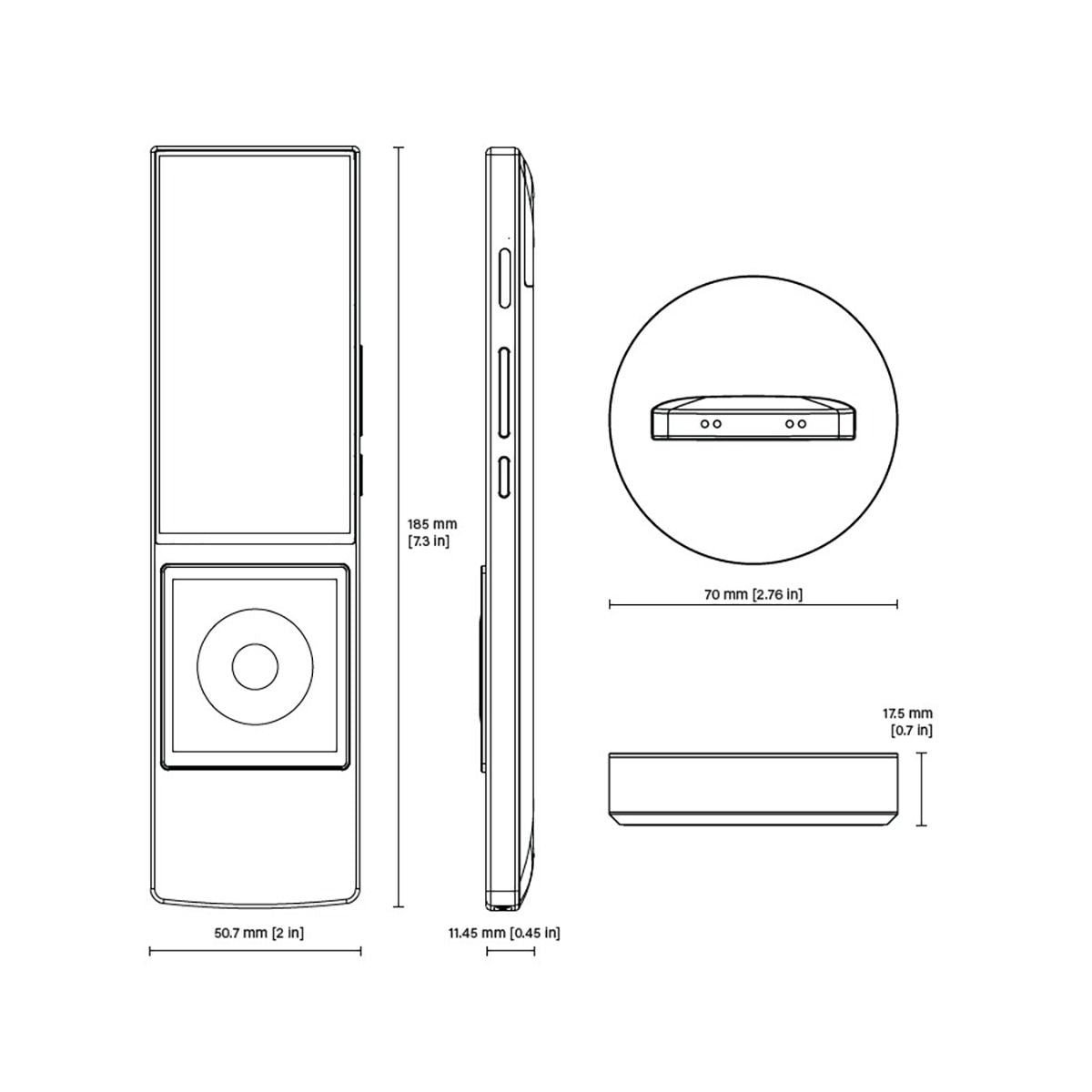 AVA Cinema Touchscreen Remote w-DynamicKP, WF & IPCtrl - SLV