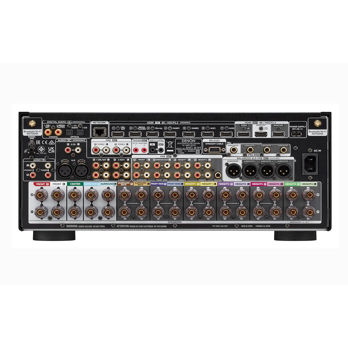 15.4ch x 150w-ch, 8K AV Receiver, w-XLR & NEW GUI