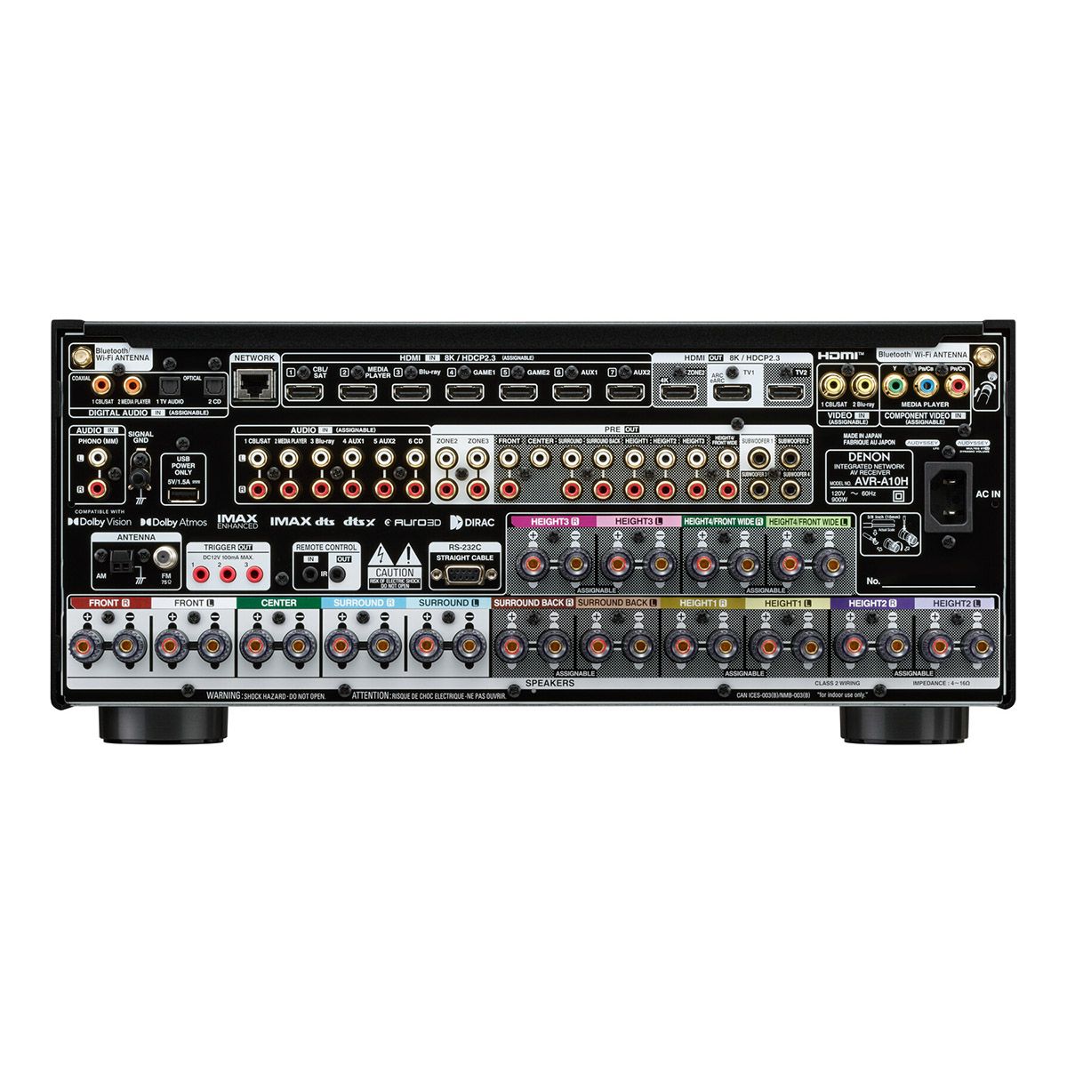 13.4ch x 150w-ch, 8K AV Receiver - Crafted in Japan