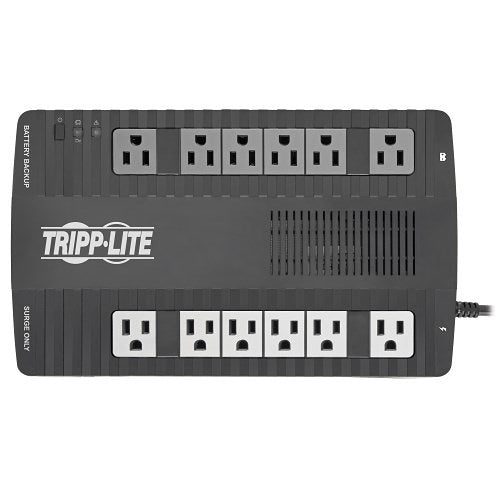 Eaton Tripp Lite AVR900U 900VA 480W Line-Interactive UPS, 12 NEMA 5-15R Outlets, AVR, 120V 50/60 Hz, USB, Desktop/Wall Mount