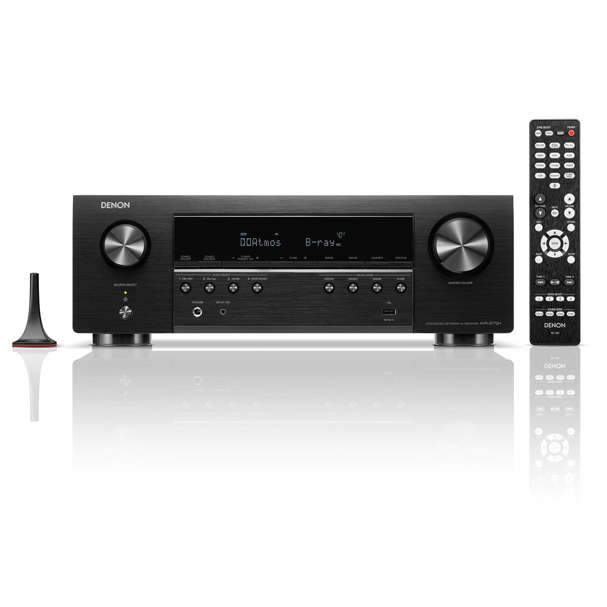 7.2 Ch 8K AV Receiver with 75W per ch w-HEOS