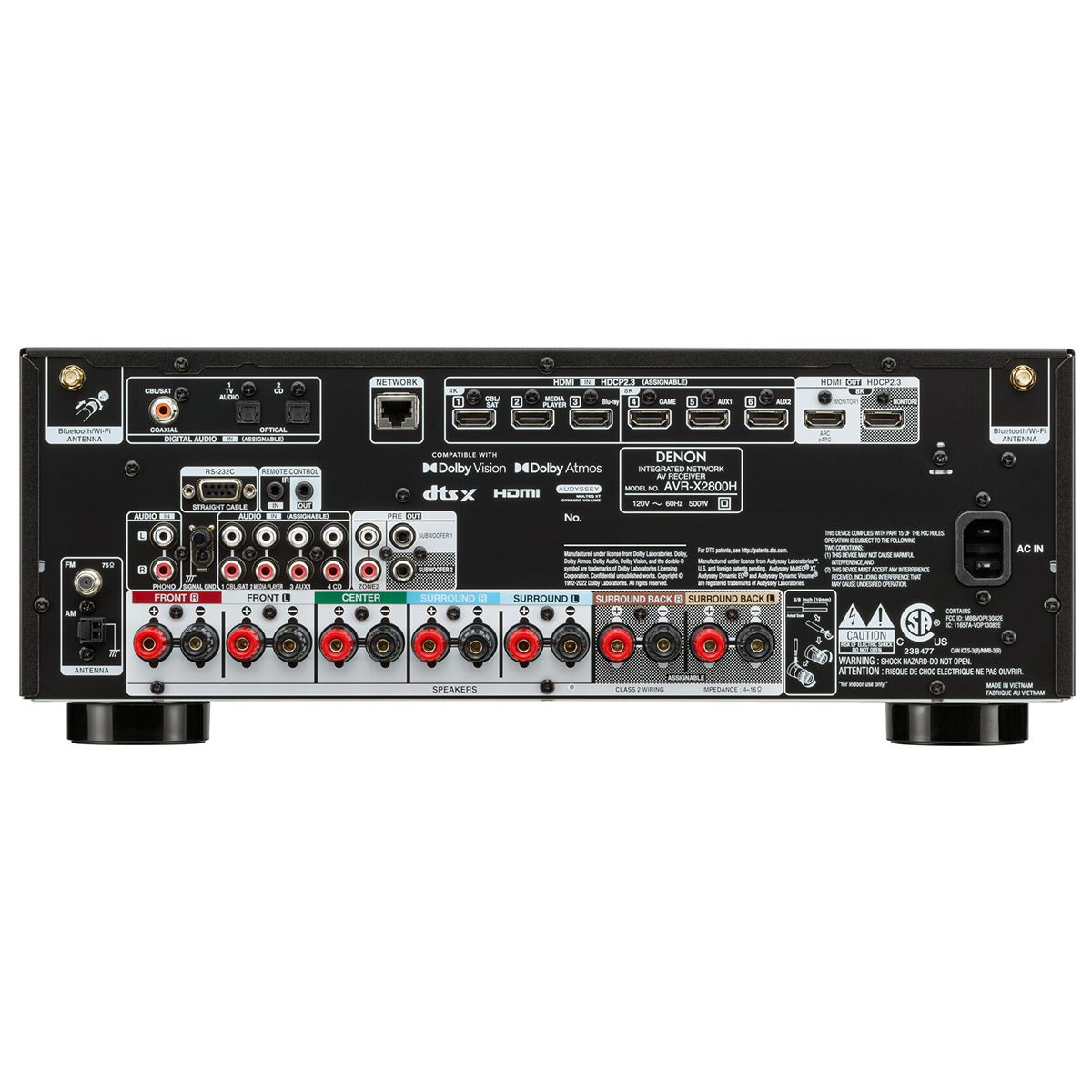 7.2ch AVR, 8K (Upscale), 95W per ch, w- NEW GUI