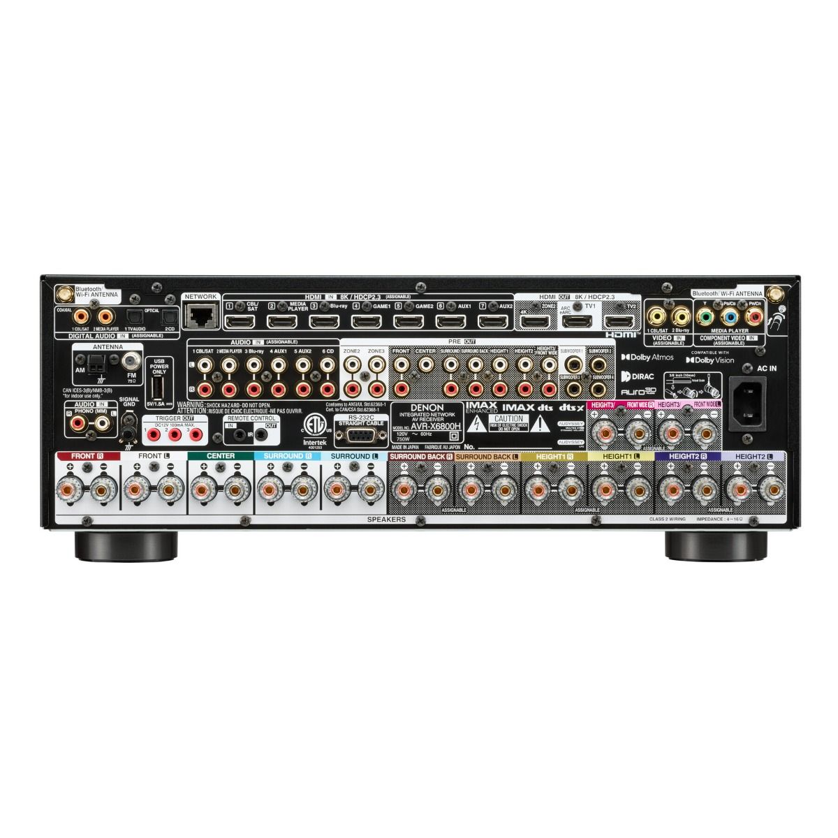 11.4ch x 140w 8K AV Receiver with HEOS & MultiEQ XT32