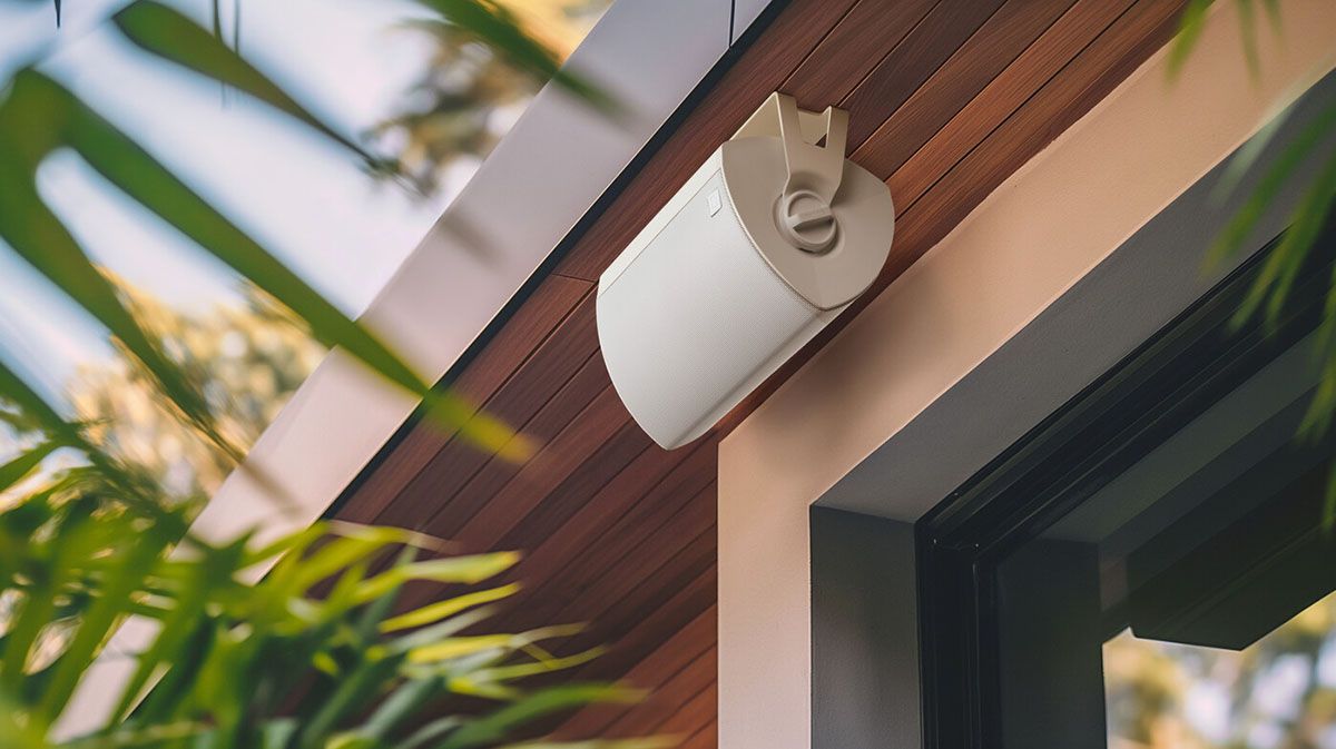 4.5in Two-Way Surface-Mount Outdoor Speaker -  White
