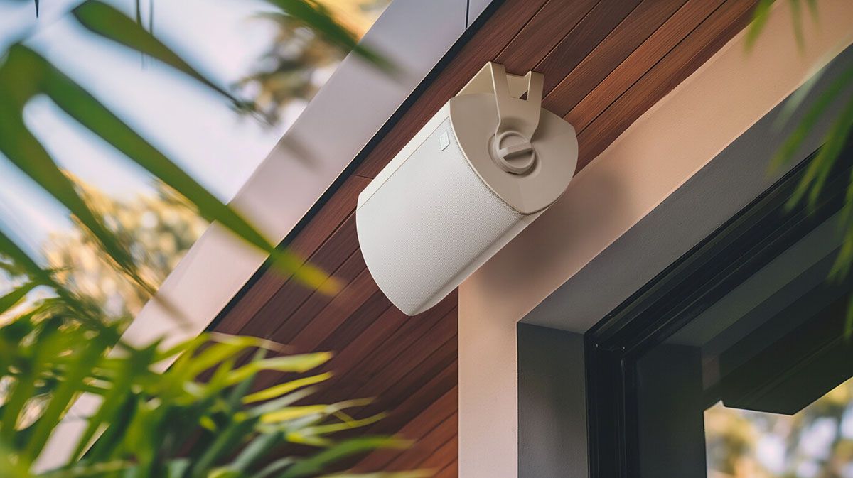 5.25in Two-Way Surface-Mount Outdoor Speaker -  White