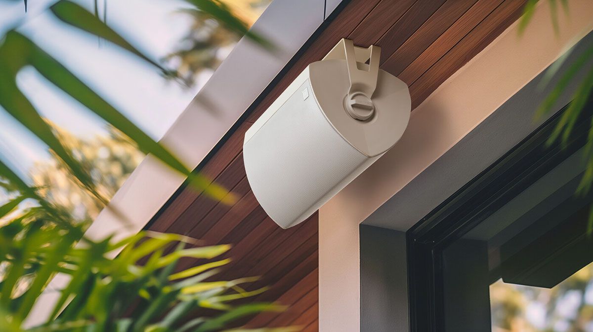 6.5in Two-Way Surface-Mount Outdoor Speaker -  White