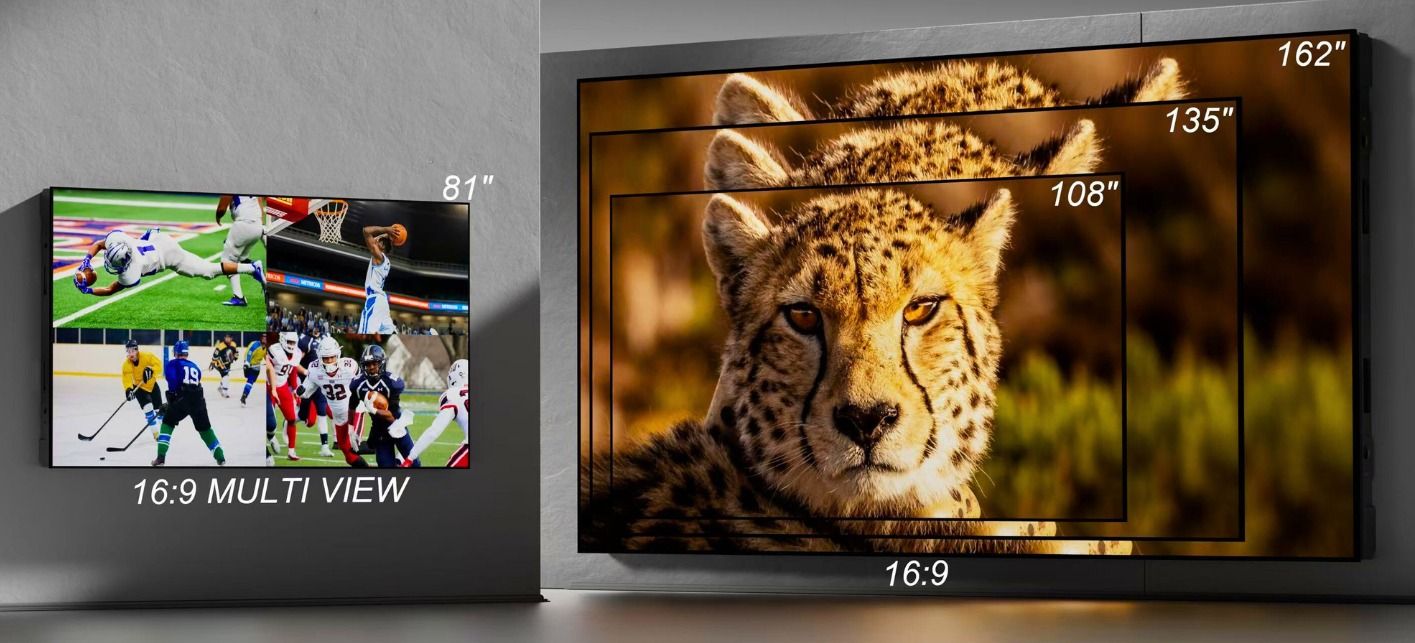 108in MicroLED TV C-ser. 0.9 Px Pitch 16:9 Ext. Proc.