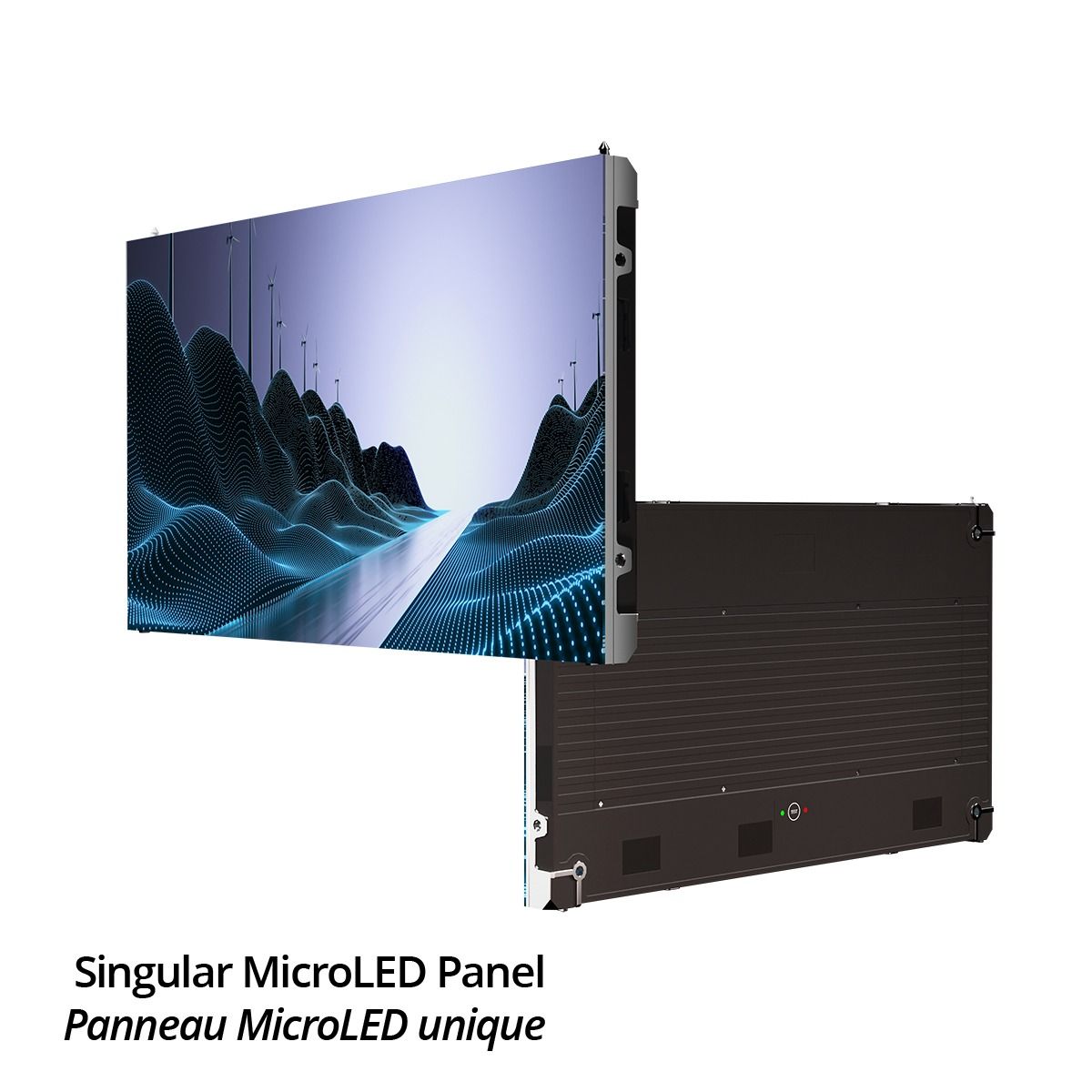 162in MicroLED TV I-ser. 0.9 Px Pitch 16:9 Ext. Proc.