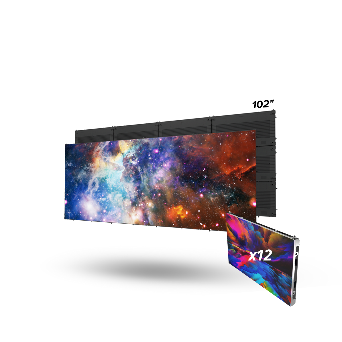 102in MicroLED TV I-ser. 0.7 Px Pitch 21:9 Ext. Proc.