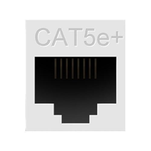 Pass & Seymour AC5ERJ45W1 RJ45 CAT5e Keystone Insert, White