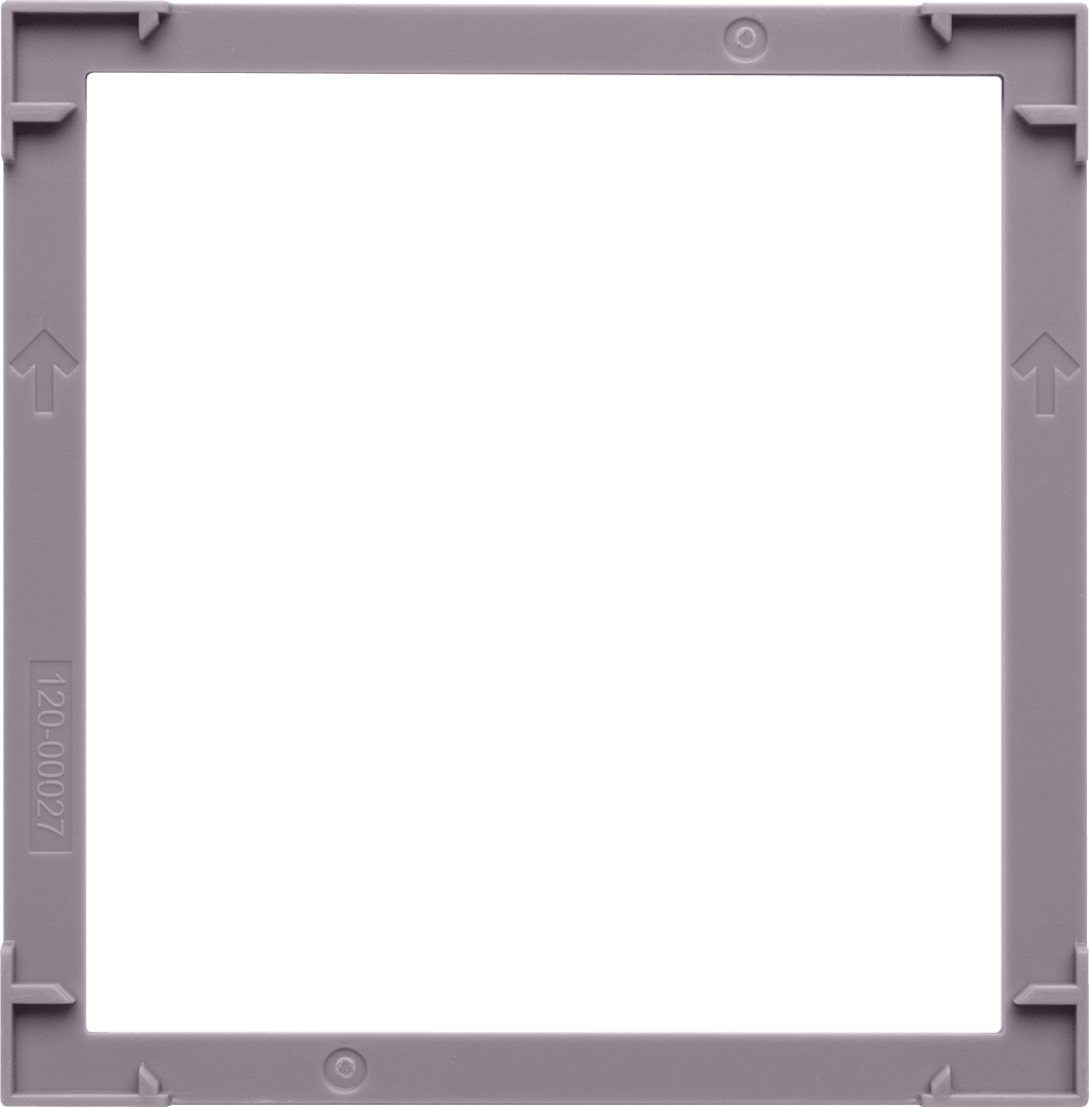 Control4® Square Single Faceplate, Contemporary (Light Almond)