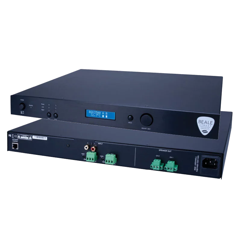 2x 500W 70-100V-8ohm Digital Amp w-2 Inputs