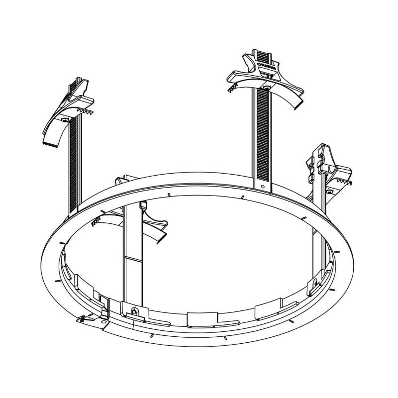 Ring and SQ Grille for Director 6&8in In-Ceiling speakers