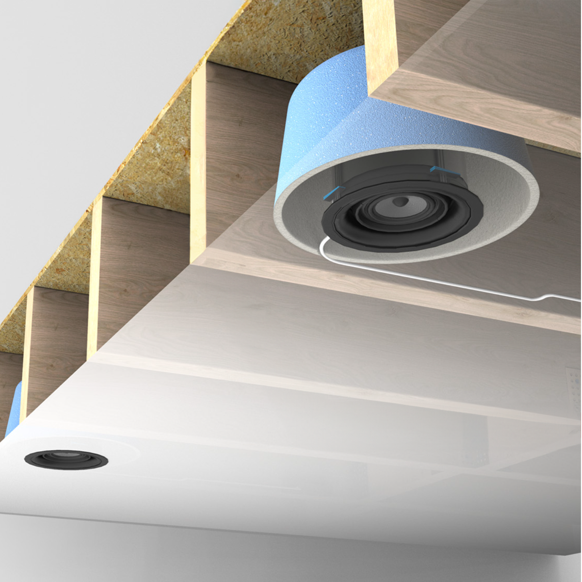 Fire Rated In-Ceiling (up to 10in) Speaker Cover (1hr)
