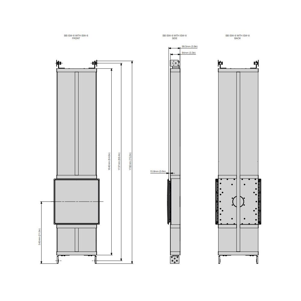 Mandatory Back Box for ISW8