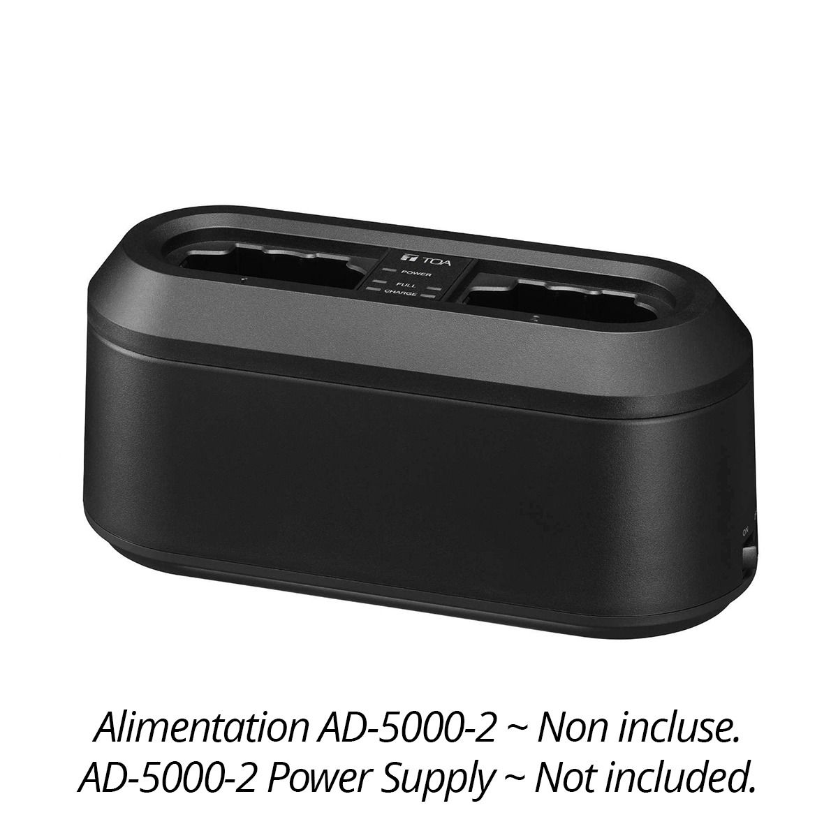 D5200 Battery charger, charges 2 Mics (Req\'s AD-5000-2)