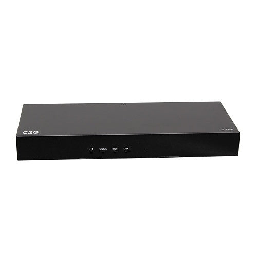 C2G C2G30020 HDMI HDBaseT 3.5mm, USB-A and RS232 over Cat Audio De-Embedding Extender Box Receiver, 4K 60Hz,Black