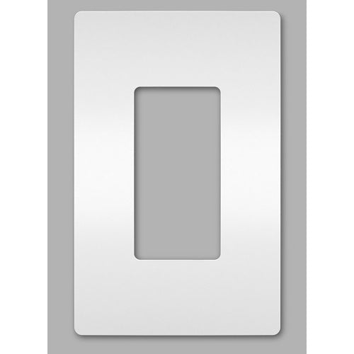 On-Q RWP26WCC10 radiant 1-Gang Screwless Wall Plate, White