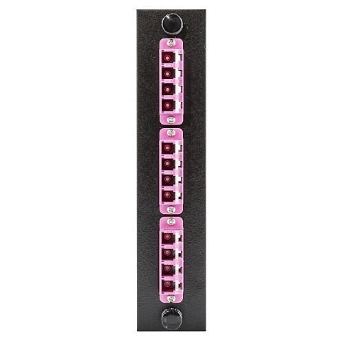 Hubbell FSPNLCQS3VI Fiber Optic Patch Panel